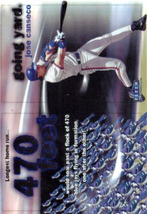 1999 FLEER TRADITION GOING YARD Paper Proof       