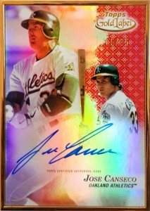 2017 TOPPS GOLD LABEL Red AUTOGRAPH /25              