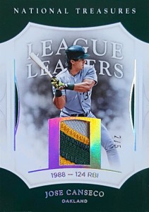 2017 National Treasures League Leaders Silver Holofoil Patch /5            