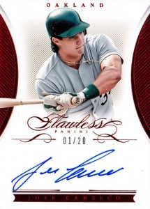 2016 Flawless Signatures Red /20                  