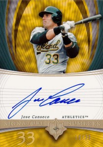 2005 Ultimate Signature Numbers Autograph /33                 
