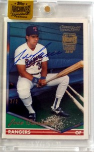 2016 Topps Archives Signature Series 1994 Topps Gold /2           