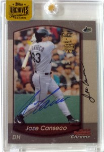 2016 Topps Archives Signature Series 2000 Bowman Chrome 1/1           
