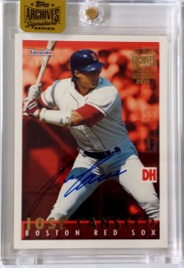 2016 Topps Archives Signature Series 1995 Bazooka Red Hot 1/1          