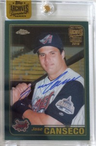 2016 Topps Archives Signature Series 2001 Topps Chrome 1/1          