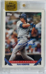 2016 Topps Archives Signature Series 1993 Topps /25          