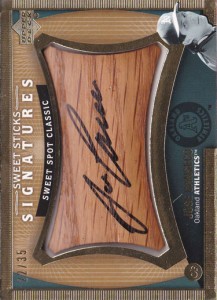 2005 Sweet Spot Classic Sweet Sticks Signatures Autograph /35 