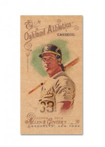 2014 Topps Allen & Ginter Mini Wood Custom      