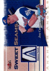 2001 Fleer Sweet Seams Prototype Patch Custom    