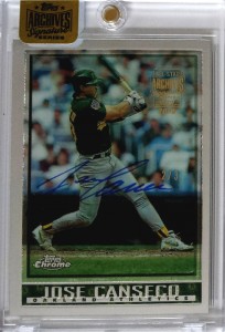 2016 Topps Archives Signature Series 1998 Topps Chrome #110 /3            