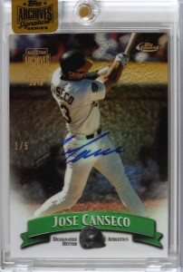 2016 Topps Archives Signature Series 1998 Finest /5            