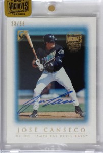 2016 Topps Archives Signature Series 1999 Topps Gallery /53             