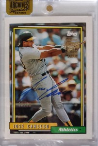 2016 Topps Archives Signature Series 1992 Topps #100 /58            