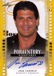 2011 Leaf Pop Century Signatures Gold Autograph /5       