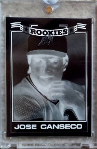 1987 Topps Glossy Rookies 4 Color Mask Negative 1/1                      