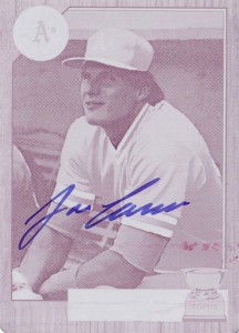 2016 Topps Archives Walmart Printing Plate 1987 Topps #620 Autograph 1/1             