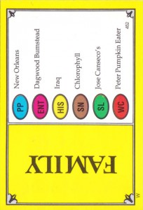 1993 Trivial Pursuit Family Edition Game Card       