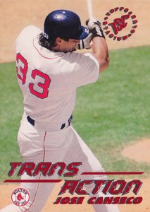 1995 Stadium Club #630 Trans Action Red Foil           