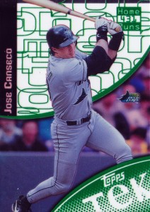 2000 Topps Tek Pattern 19 Color Green        