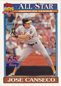 2016 Topps 65th 1991 Topps All Star Buyback Blue Foil            