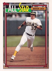 1992 Topps #401 All Star Gold No Foil Proof       