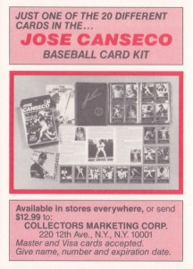 1989 CMC with Advertisement Back         
