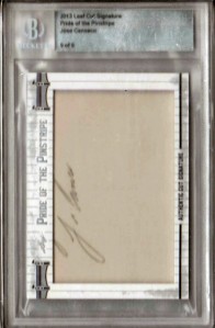 2013 Leaf Pride of the Pinstripes Autograph /9        