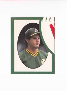 1989 Red Foley Cover Mini Green border   