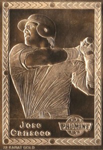 1995 ProMint 22kt Gold Card w/coa #22  