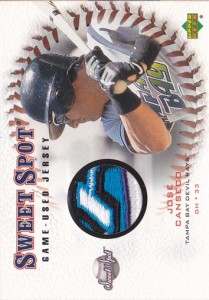 2001 Sweet Spot Game Jersey Patch Swap Custom       