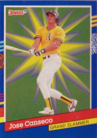 1991 Donruss Grand Slammers Border Variation w/stripe on back                   