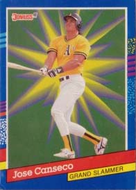 1991 Donruss Grand Slammers Border Variation (could use better version)                  