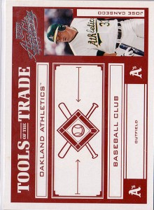 2004 Absolute Memorabilia Tools of the Trade Red /200      