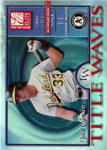 2001 Donruss Elite Title Waves Holo-Foil /100          