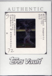 1997 Bowman's Best Topps Vault Original Slide Front