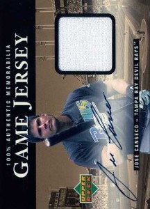 2000 Upper Deck Game Jersey Away Autograph            