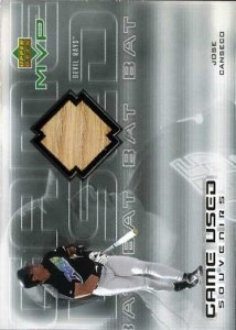 2000 Upper Deck MVP Game Used Souvenirs Bat               