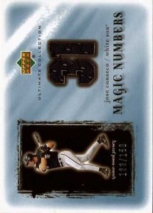 2001 Ultimate Collection Magic Numbers Game Jersey /150        