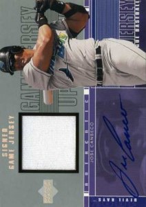 2001 Upper Deck S1 Game Jersey Autograph S1        