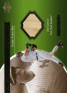 2001 Upper Deck Ovation A Piece of History Bat        