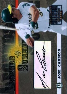 2003 Donruss Signature Legends of Summer Autograph      