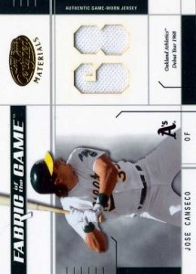 2003 Leaf Certified Fabric of the Game Jersey /68   