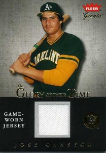 2004 Fleer Greats of the Game Glory of Their Time Gold Jersey     