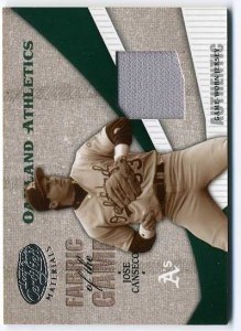 2004 Leaf Certified Materials Fabric of the Game Away Jersey /100    