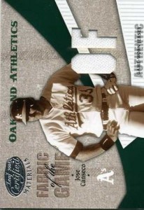 2004 Leaf Certified Materials Fabric of the Game Postiton Home Jersey /100   