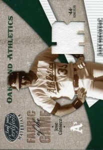 2004 Leaf Certified Materials Fabric of the Game Stats Home Jersey /44   