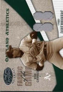 2004 Leaf Certified Materials Fabric of the Game Year Away Jersey /88   