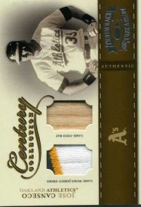 2004 Throwback Threads Century Collection Prime Patch/Bat /25     