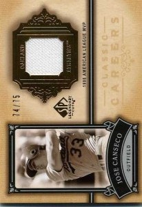 2005 SP Legendary Cuts Classic Careers Gold Jersey /75    