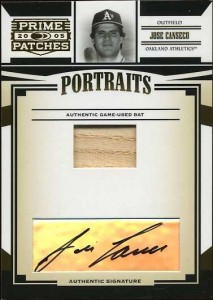 2005 Donruss Prime Patches Bat/Auto /25     